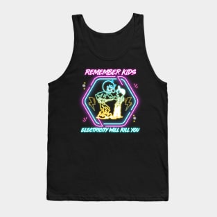 NEON LAMP  REMEMBER KIDS Tank Top